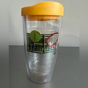 NWOT Tervis 16oz Tennis drink tumbler with travel lid